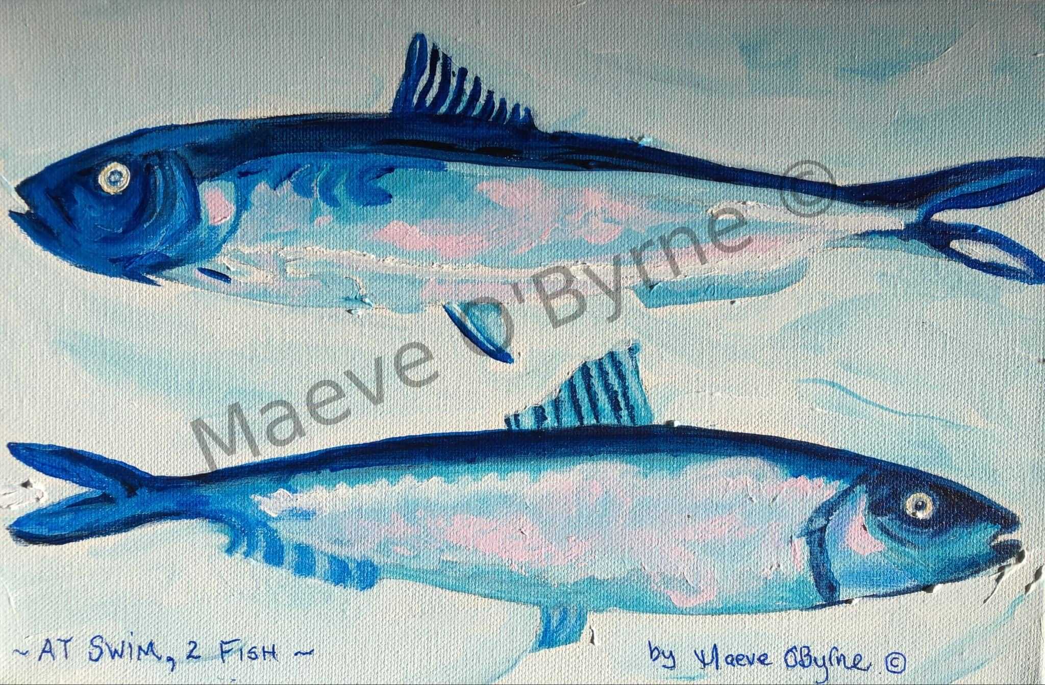 At swim, 2 fish