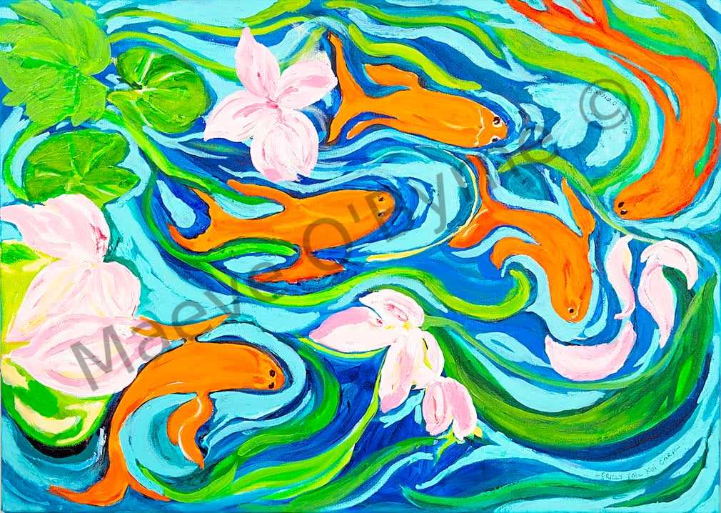 Frilly Tail Koi Carp
